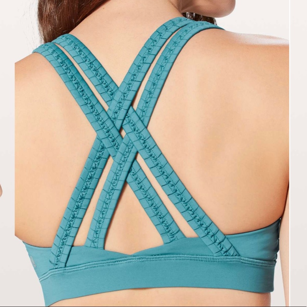 NWT Lululemon Energy Bra Special Edition Braided Strap Side 6